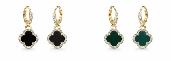 Chic Lucky Clover Earrings