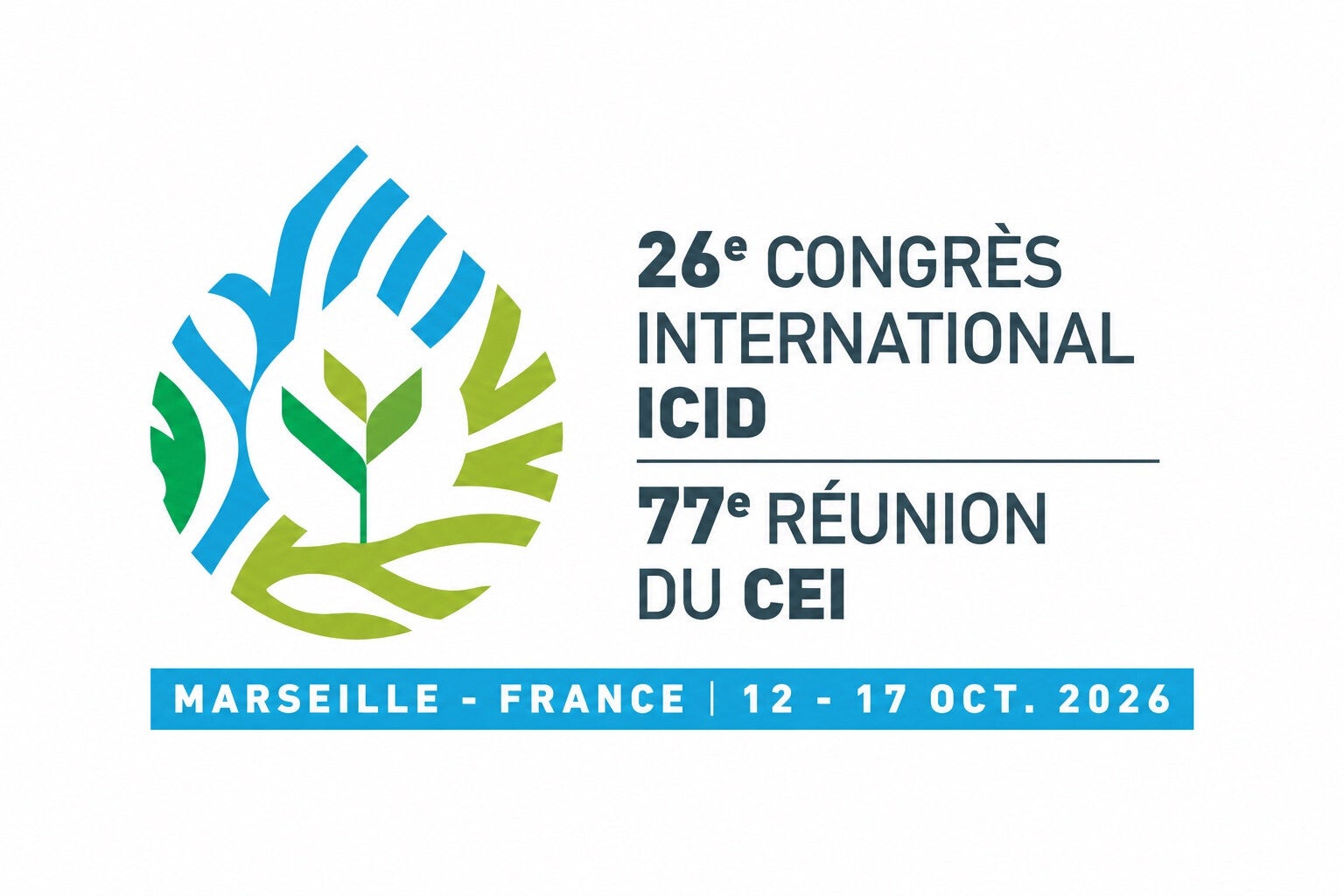 Affiche du congrès internationnal ICID à Marseille