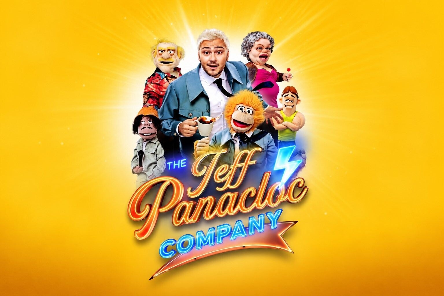 Affiche du spectacle Jeff Panacloc au Dôme de Marseille