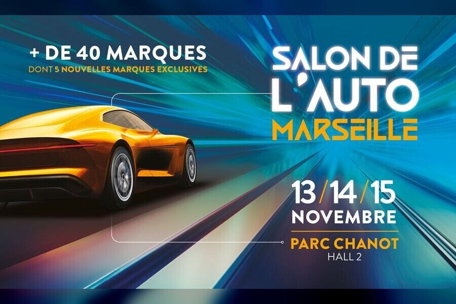 Salon de l'auto Marseille au Parc Chanot du 13 au 15 novembre 2026 avec transport VTC