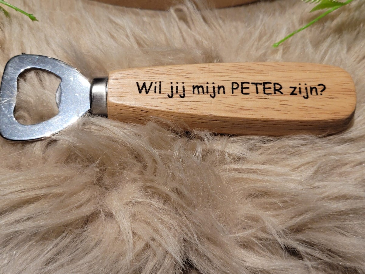 Biergeschenk: wil jij mijn peter zijn? | Figure Out Gifts
