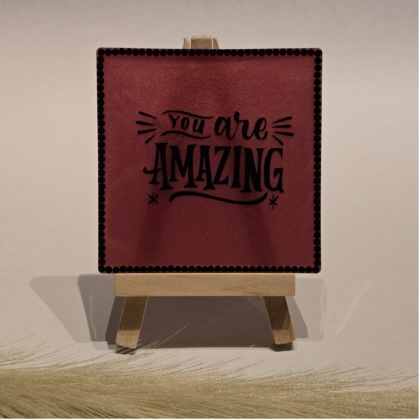 Tegeltje "You are amazing"