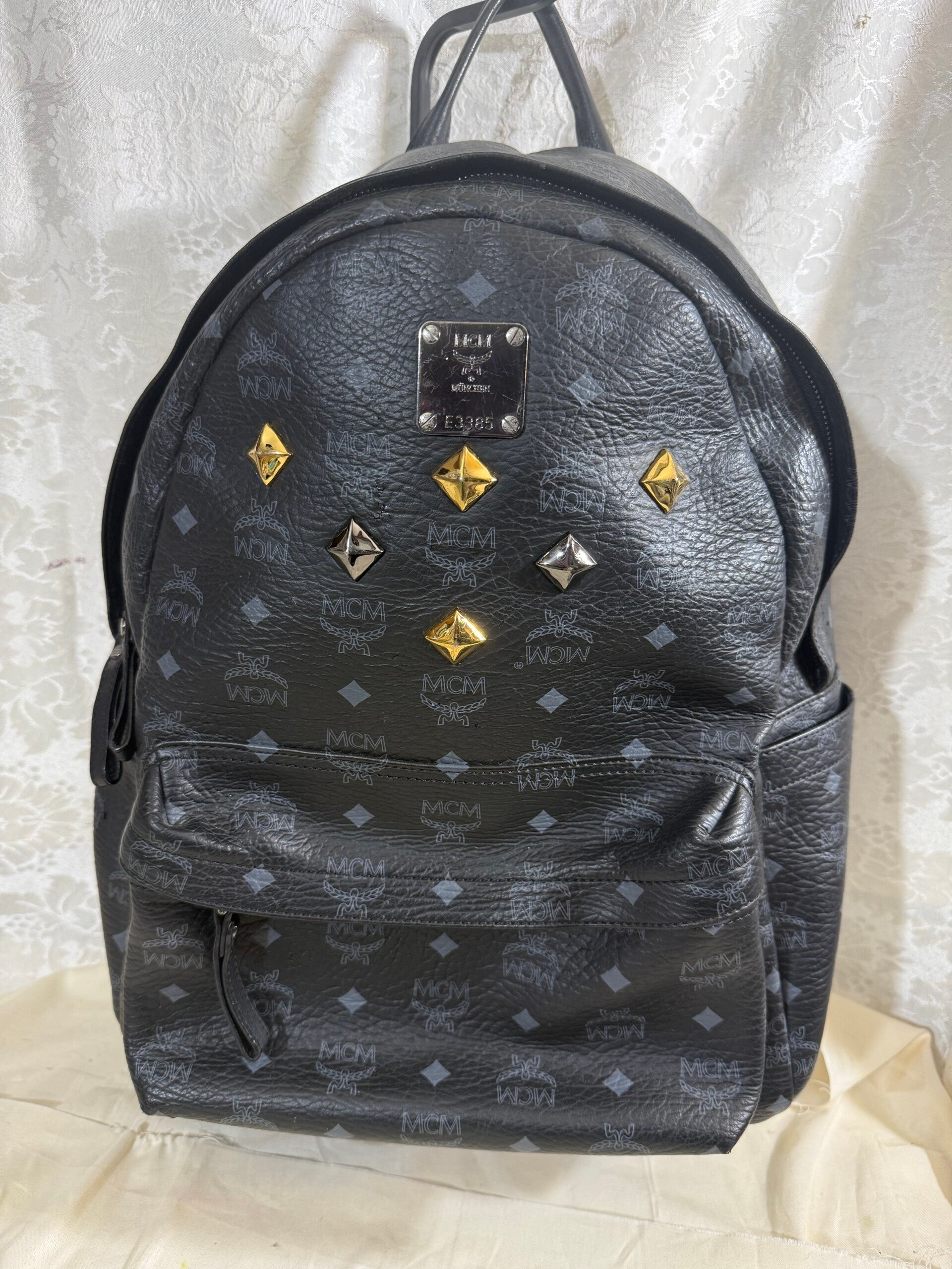 MCM Black Backpack