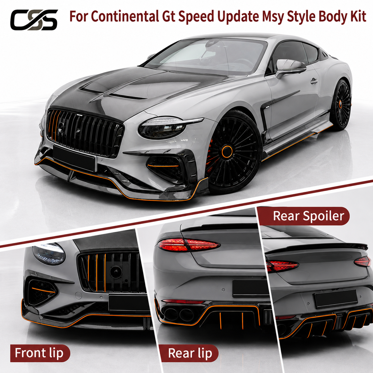 Bentley Continental GT 2025 Update MSY Style Body Kit