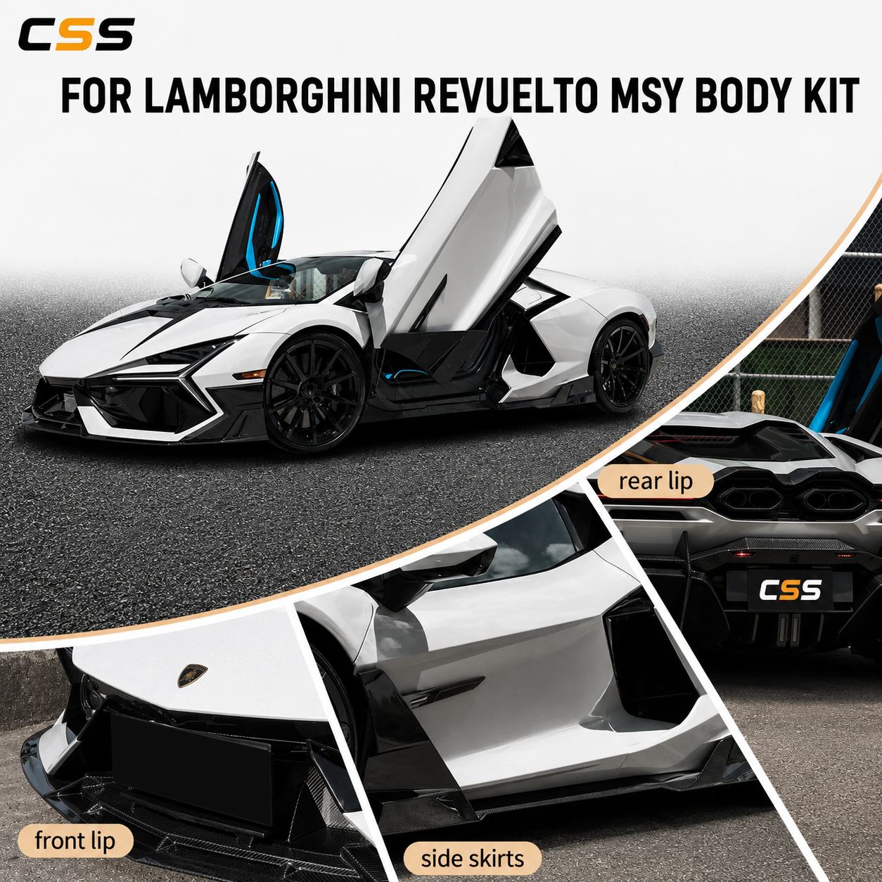 Lamborghini Revuelto MSY Style Carbon Fibre Body Kit