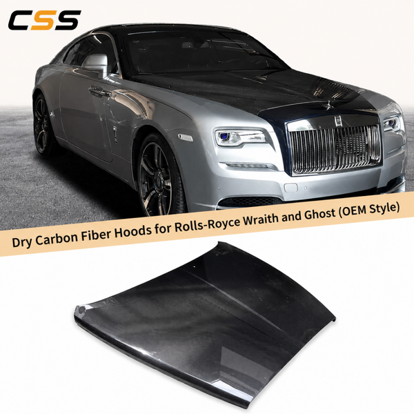 Rolls-Royce Wraith & Ghost OEM Style Dry Carbon Fibre Hood