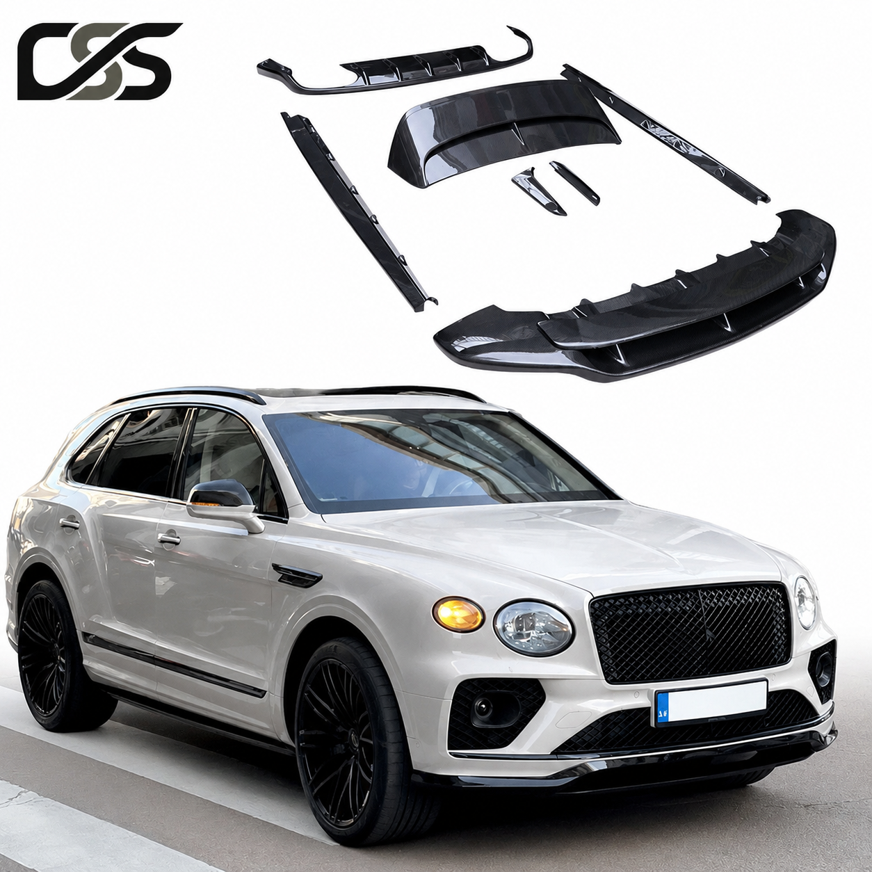 Bentley Bentayga V8S Style Carbon Fibre Body Kit