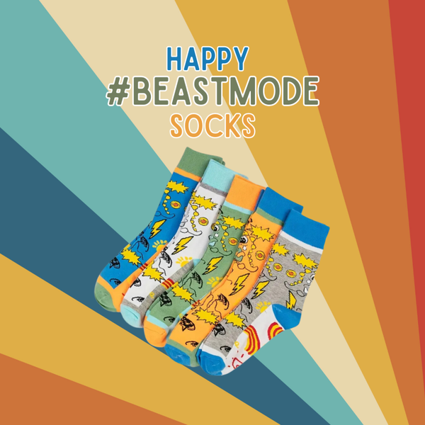 Happy #Beastmode Socks - One Size