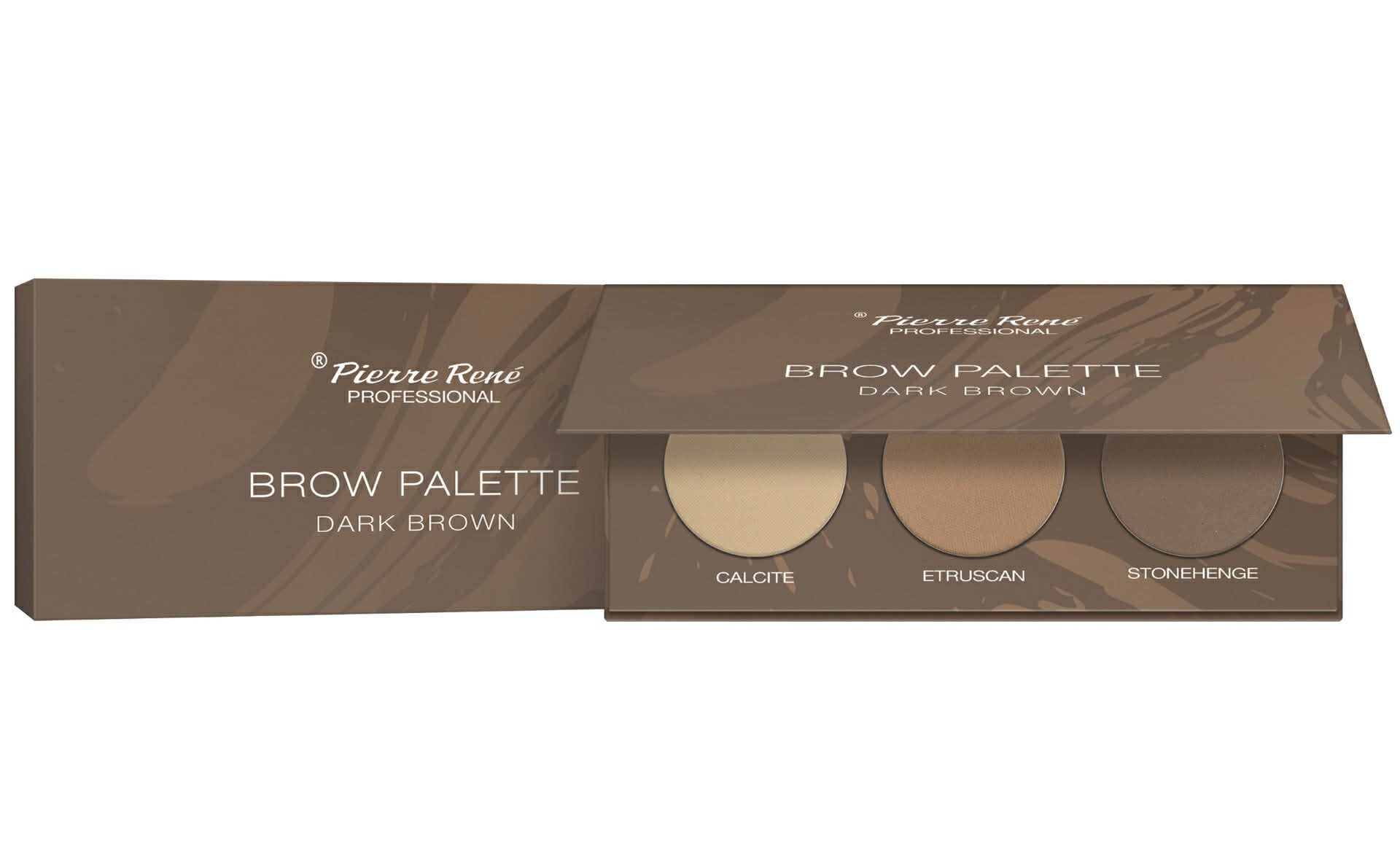 Paletka cieni do brwi - BROW PALETTE nr 02 DARK BROWN