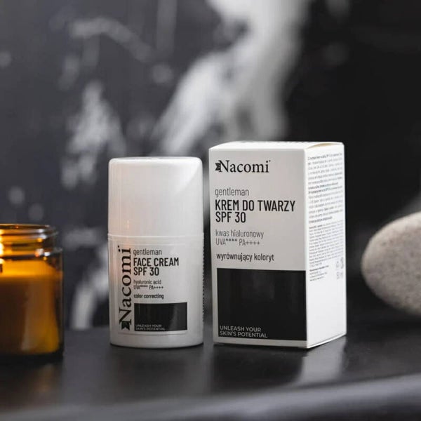 NACOMI Nawilżający krem do twarzy SPF 30 wyrównujący koloryt skóry 50ml