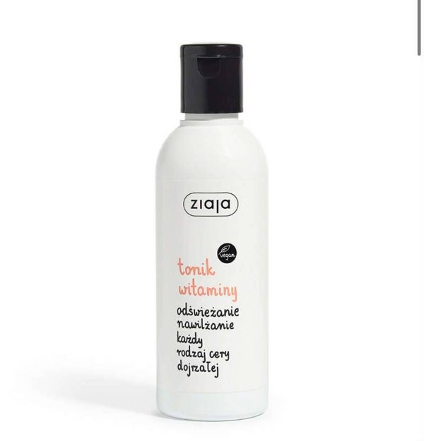 Tonik witaminy odświeżanie nawilżanie Ziaja