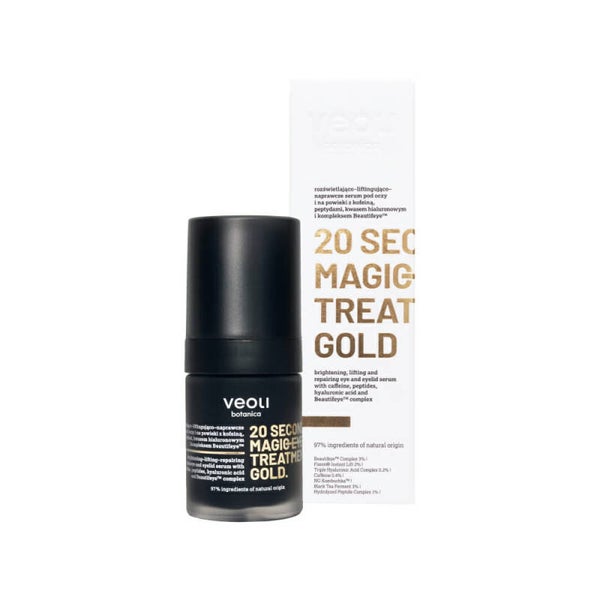 Serum pod oczy i na powieki 20 SECONDS MAGIC EYE TREATMENT GOLD Veoli Botanica