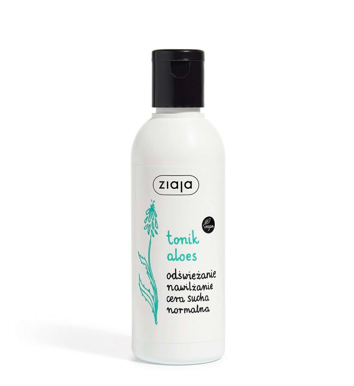 Tonik aloes odświeżanie nawilżanie Ziaja