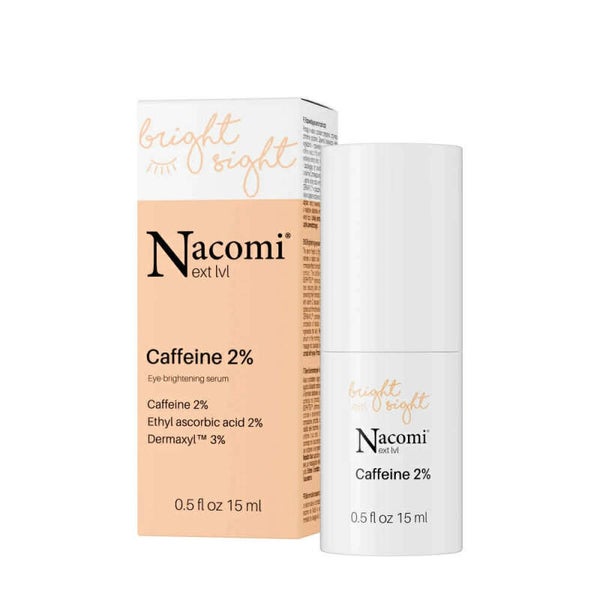 Nacomi Next Lvl - Serum pod oczy rozświetlające z kofeiną 2% 15ml