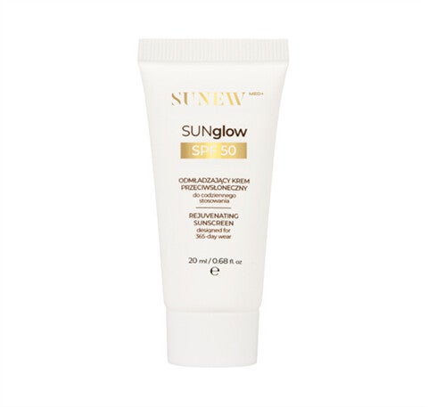 SUNEW SUNglow SPF 50 Odmładzający krem przeciwsłoneczny do codziennego stosowania 20 ml