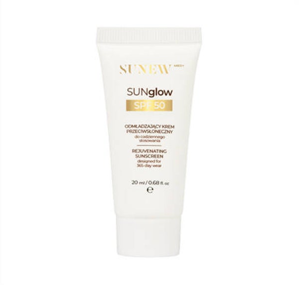 SUNEW SUNglow SPF 50 Odmładzający krem przeciwsłoneczny do codziennego stosowania 20 ml