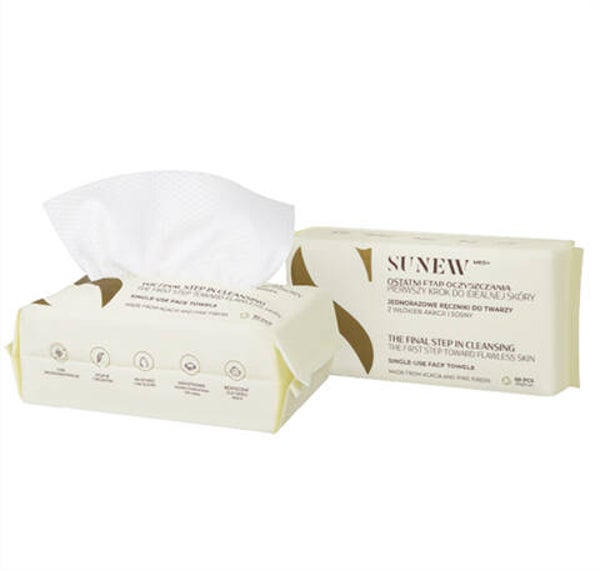 SUNEW Jednorazowe ręczniki do twarzy 60 szt.