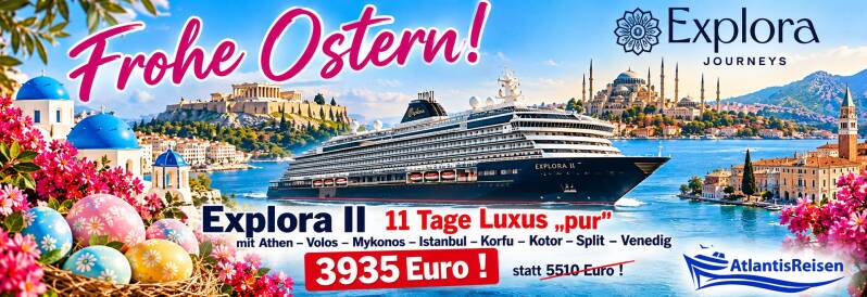 Cashback Explora Journeys | www.explorajourneys-kreuzfahrten.com