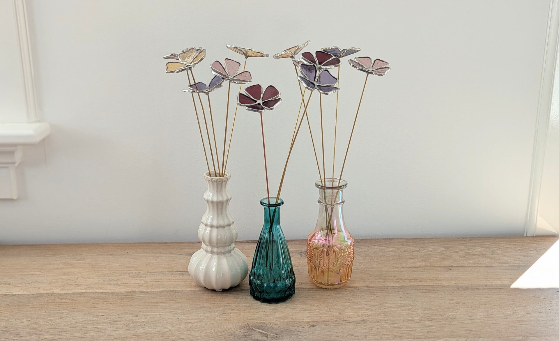Glas bloemen handgemaakt