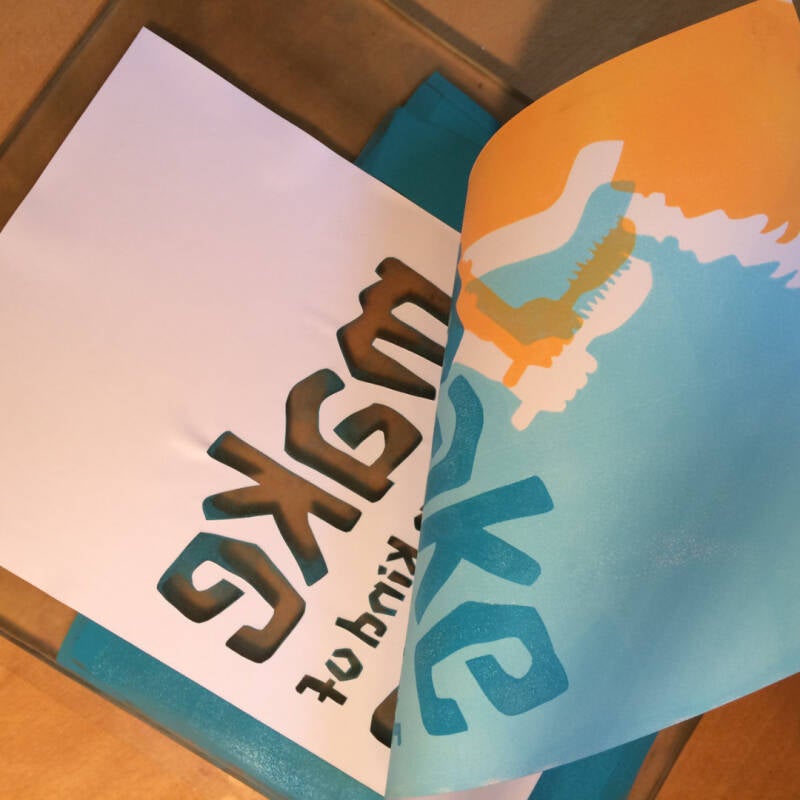 druktechniek gelli plate afdruk maken