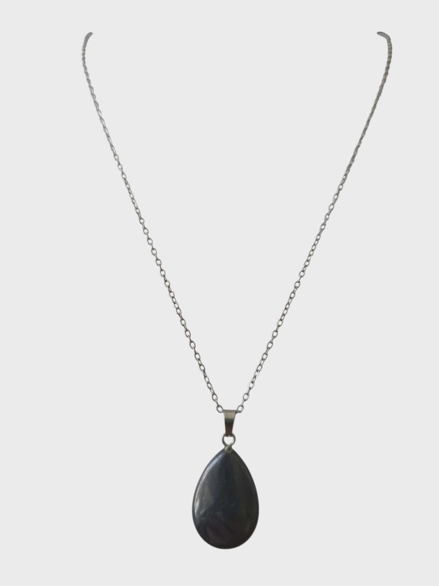 Collier Hématite " Goutte "