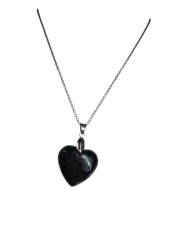Collier Gabbro Merlinite " Coeur "