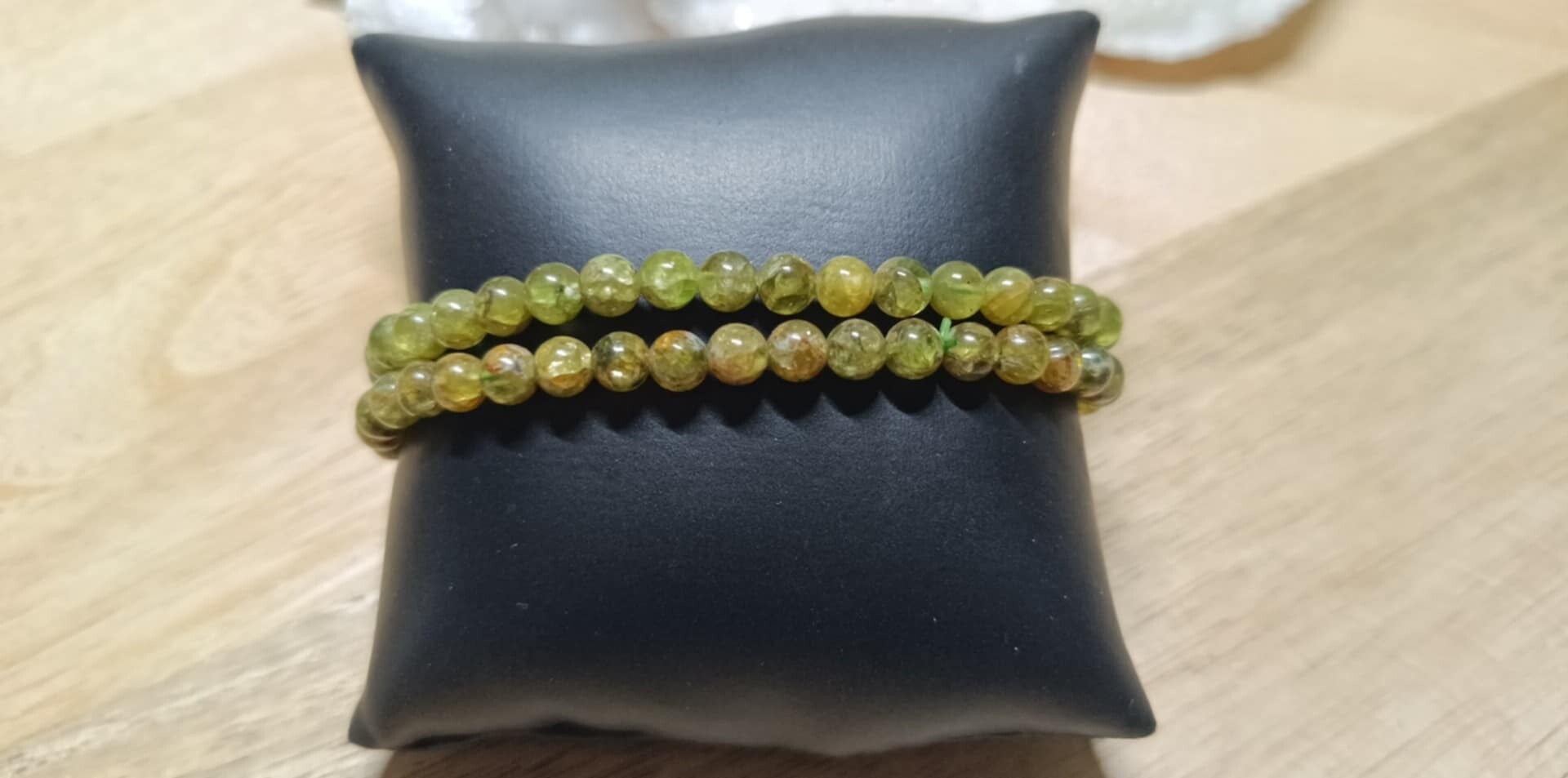 Bracelet Péridot Grade AB 5mm