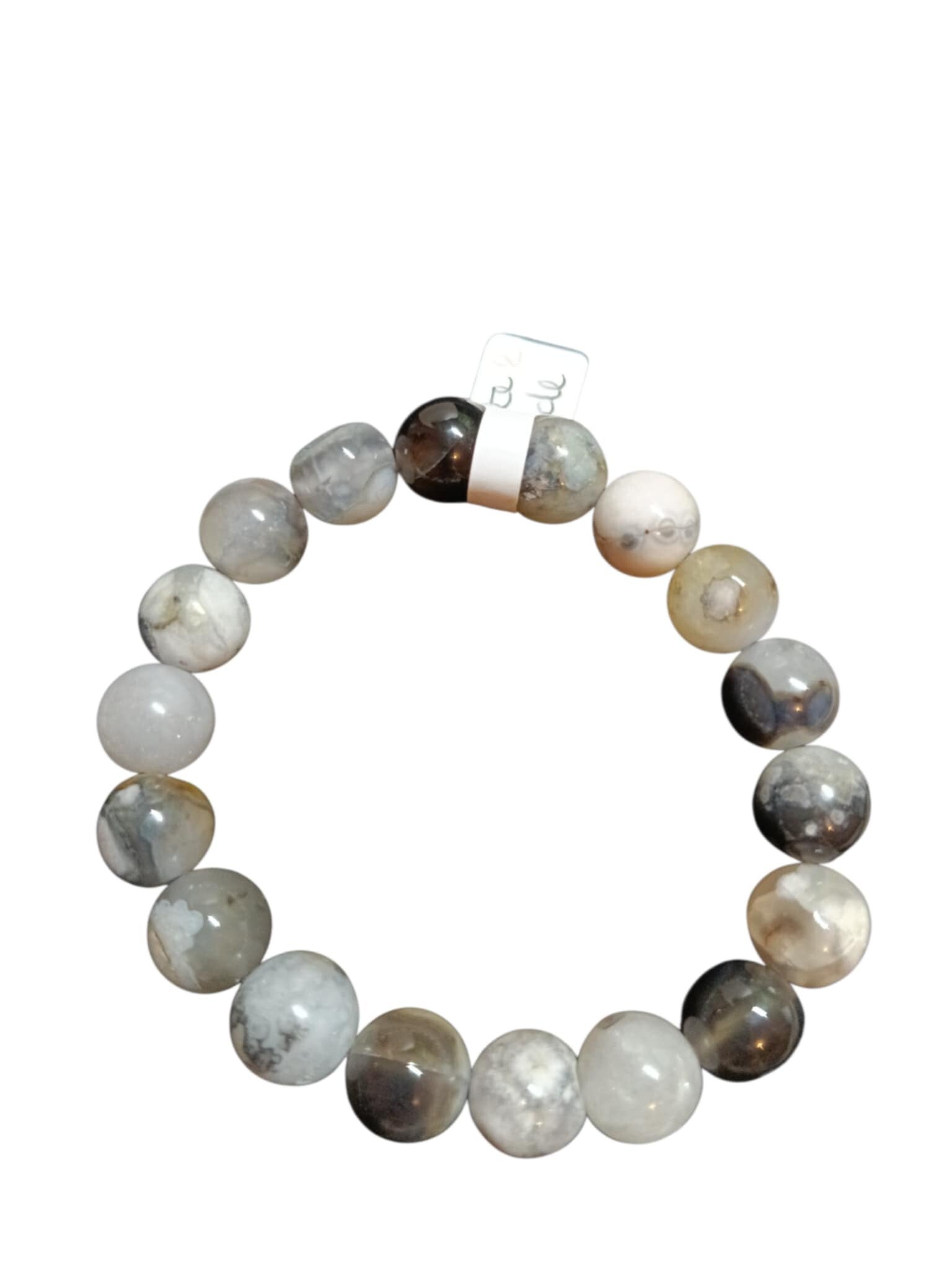 Bracelet Agate d'Inde 11mm