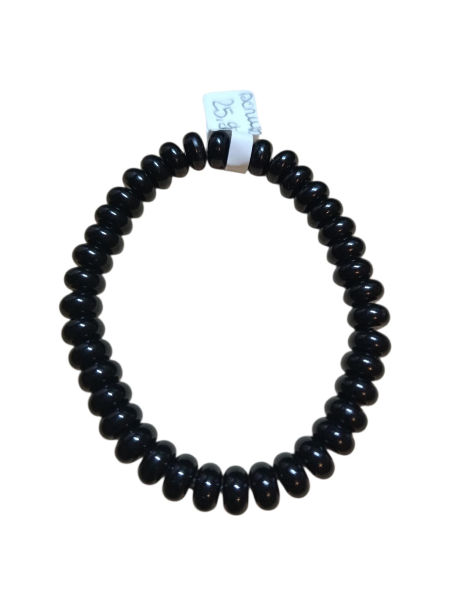 Bracelet Obsidienne Noire Donuts