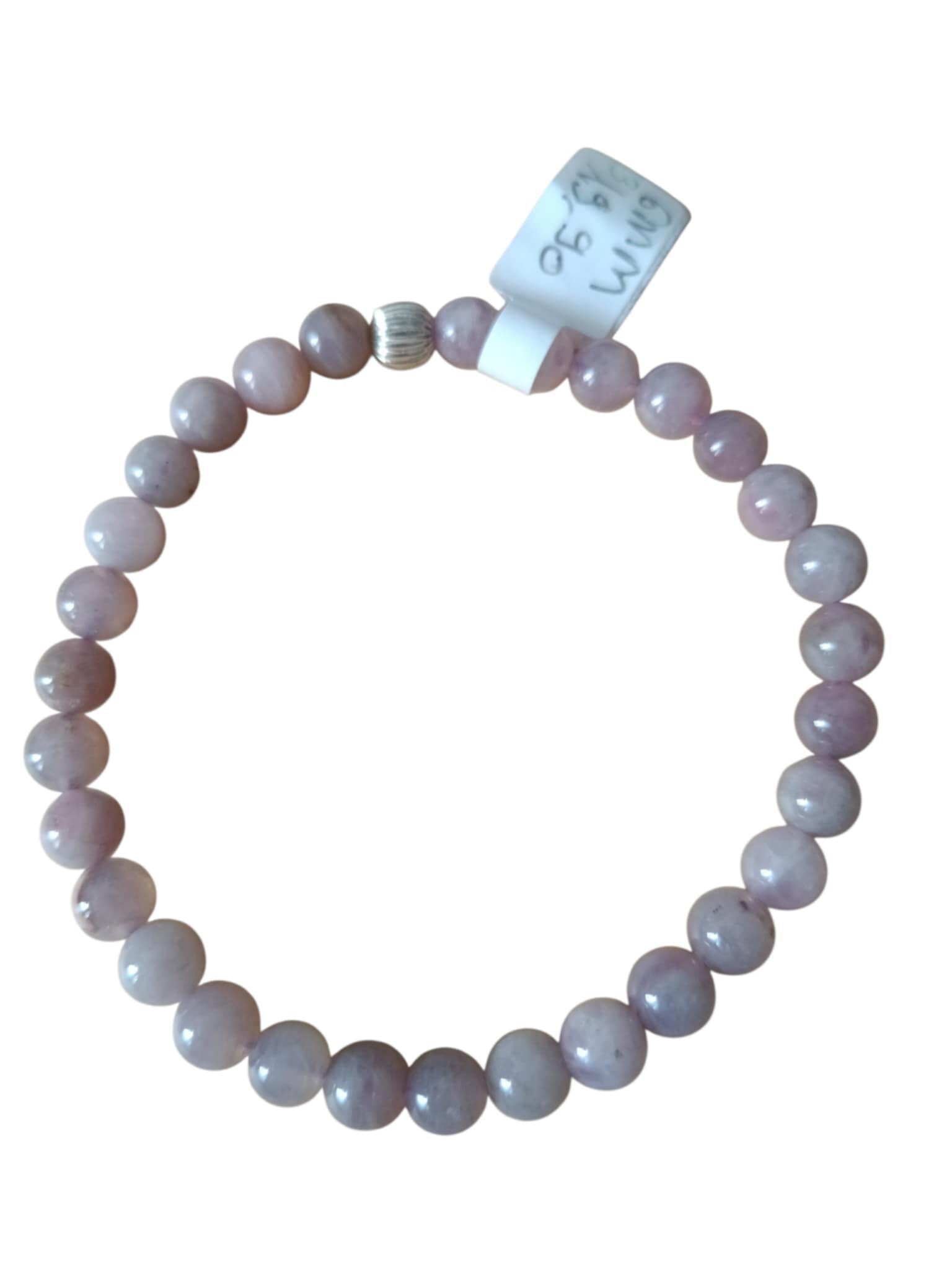 Bracelet Quartz Rose Violet de Madagascar 6mm