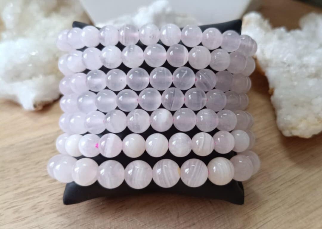 Bracelet Calcite Rose Grade AA