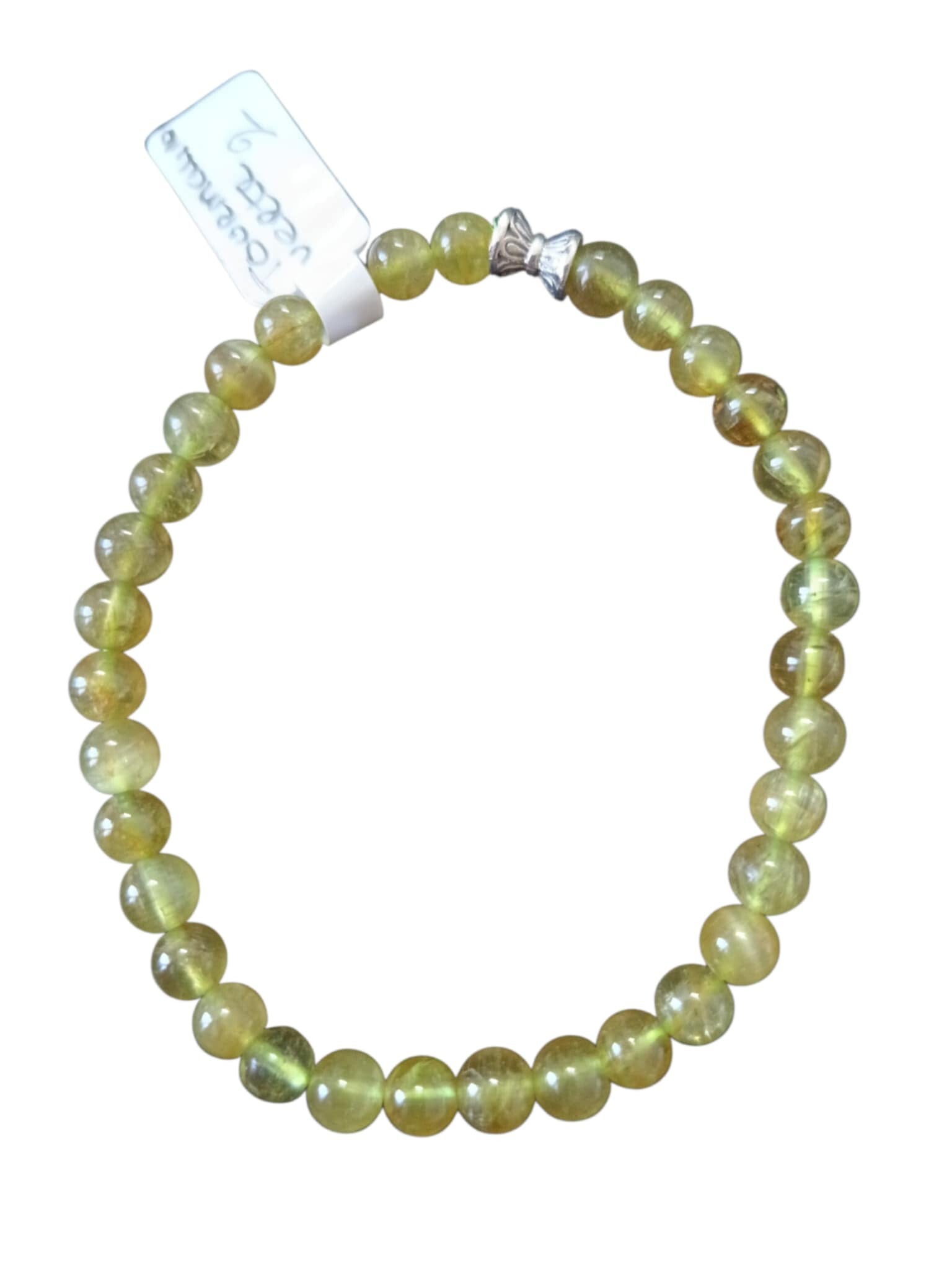 Bracelet Tourmaline Verte 5mm