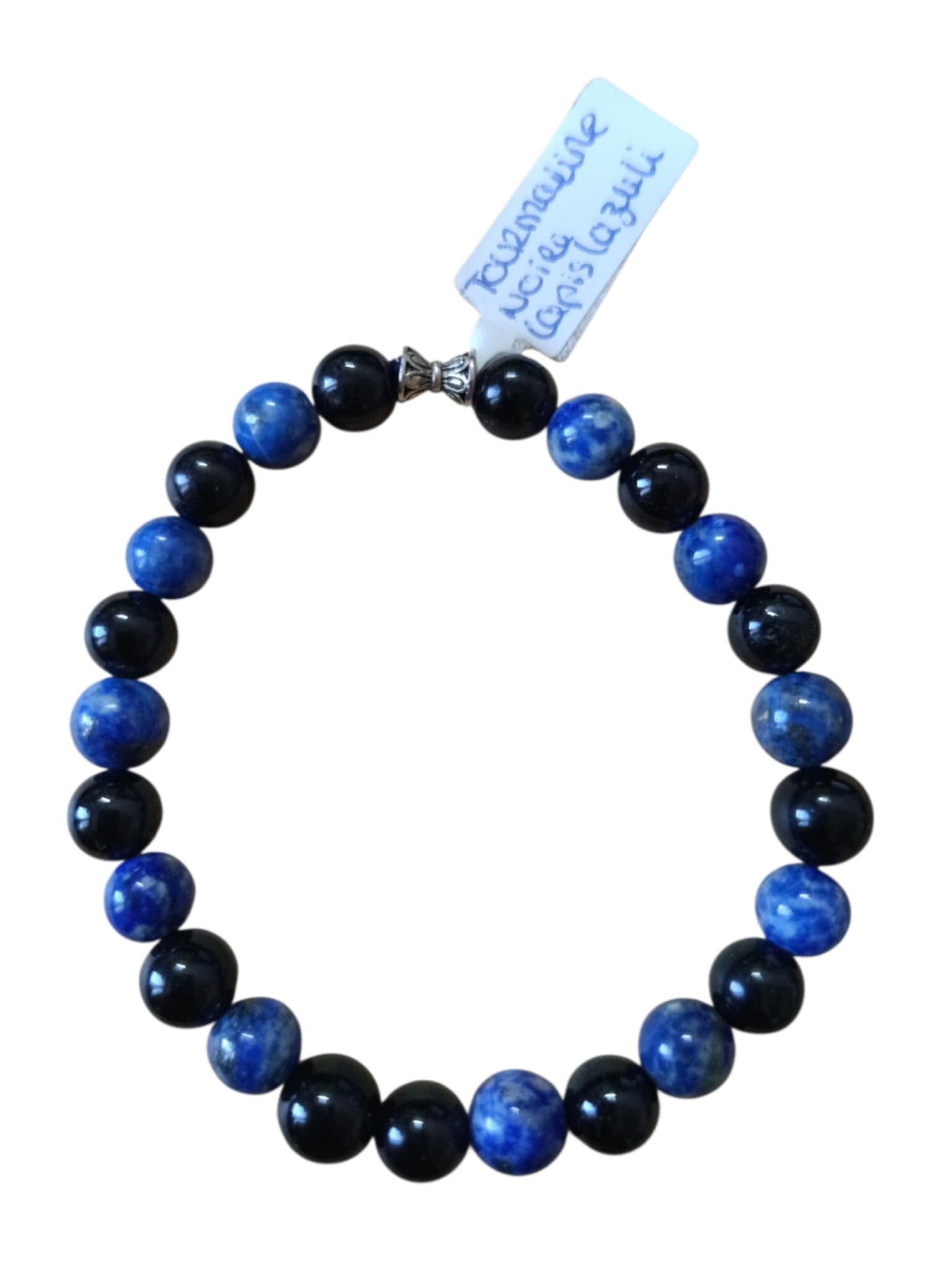 Bracelet Tourmaline Noire & Lapis Lazuli