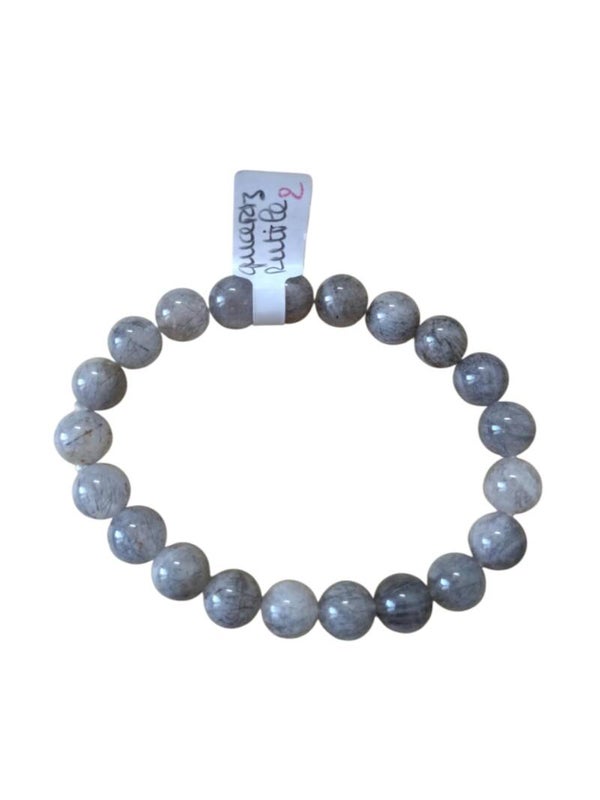 Bracelet Quartz Rutile 9mm