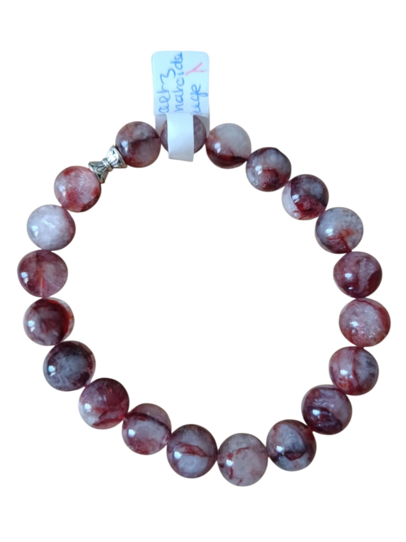 Bracelet Quartz Hématoïde Rouge 9mm