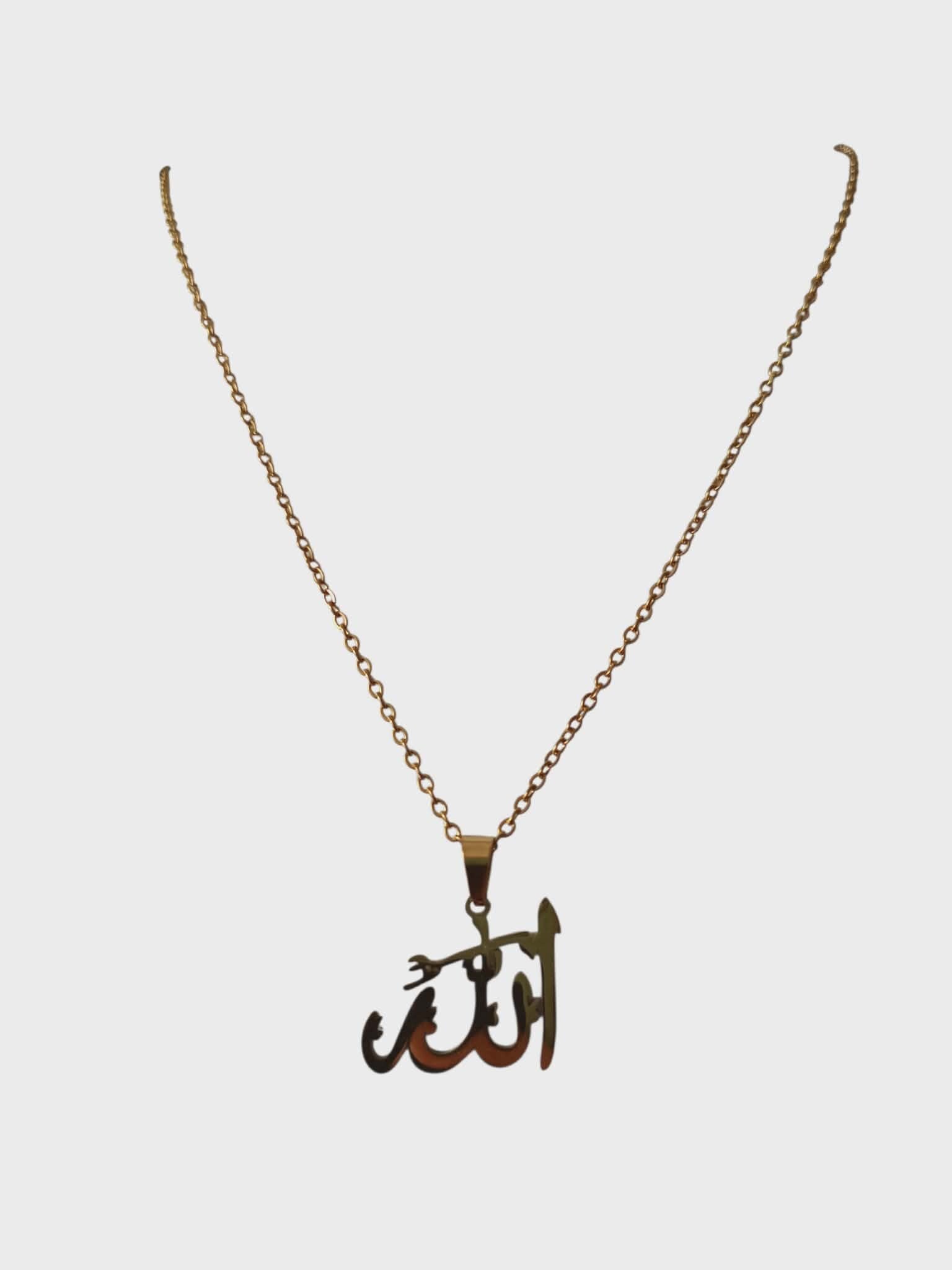 Collier Calligraphie " Allah "