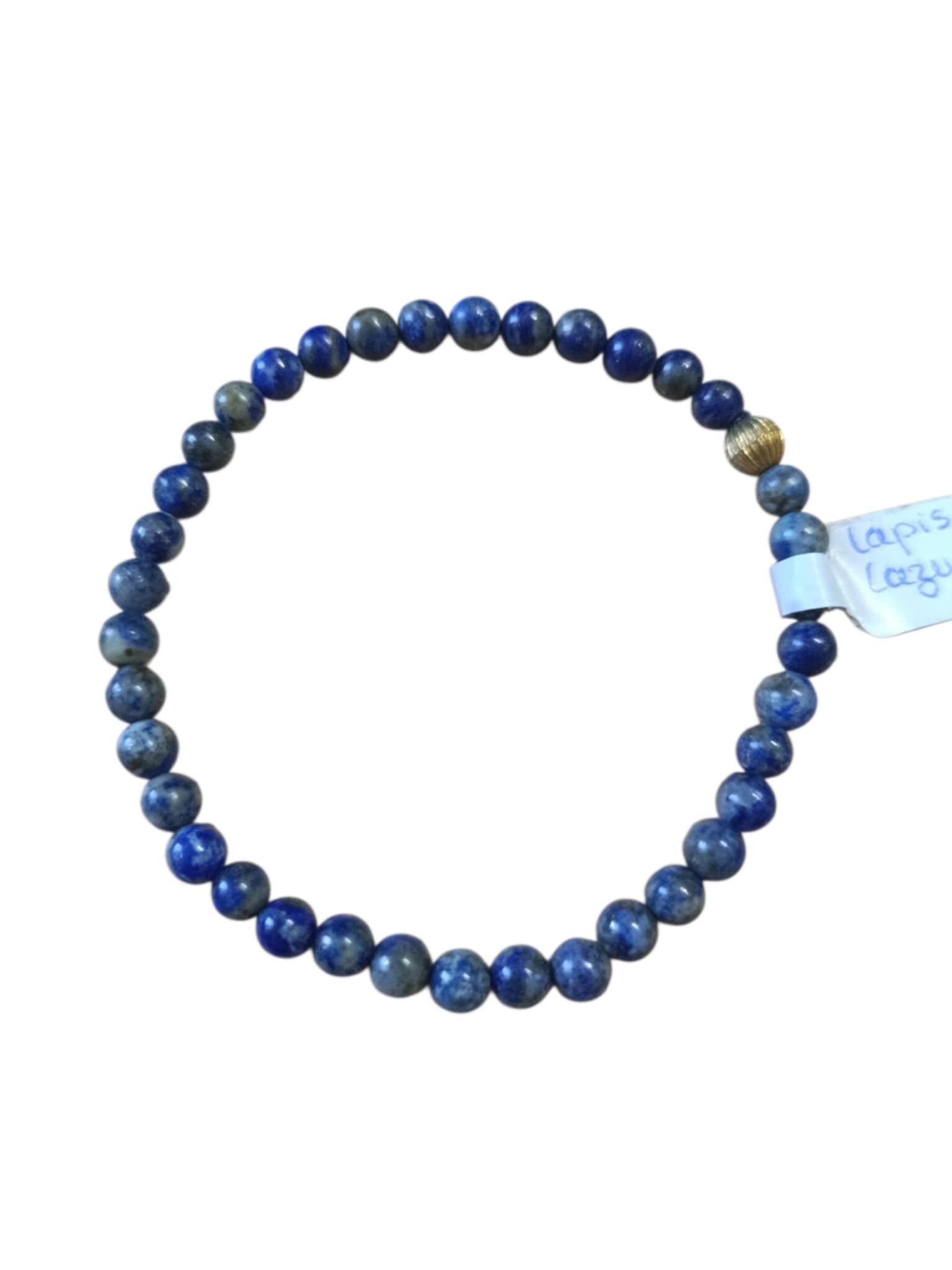 Bracelet Lapis Lazuli 6mm Grade A