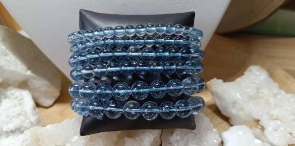 Bracelet Topaze Bleu Grade B