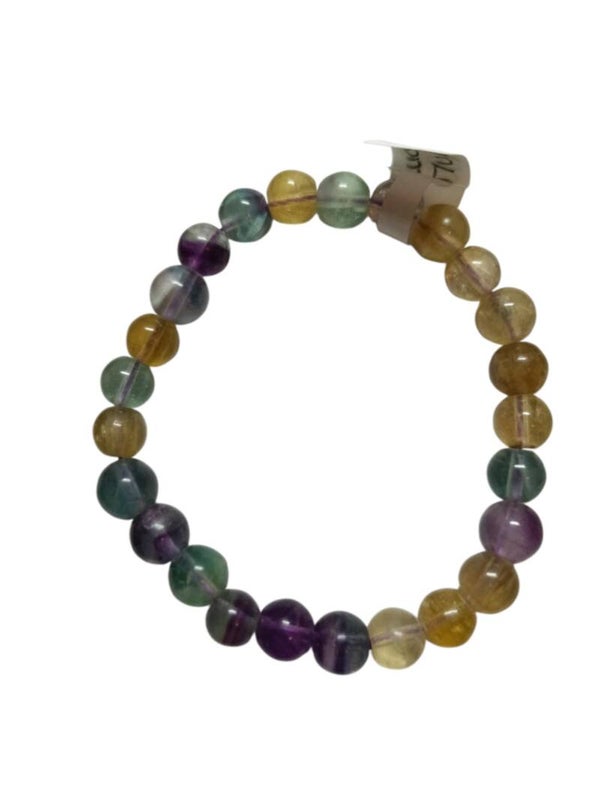 Bracelet Fluorite Arc-en-Ciel 8mm