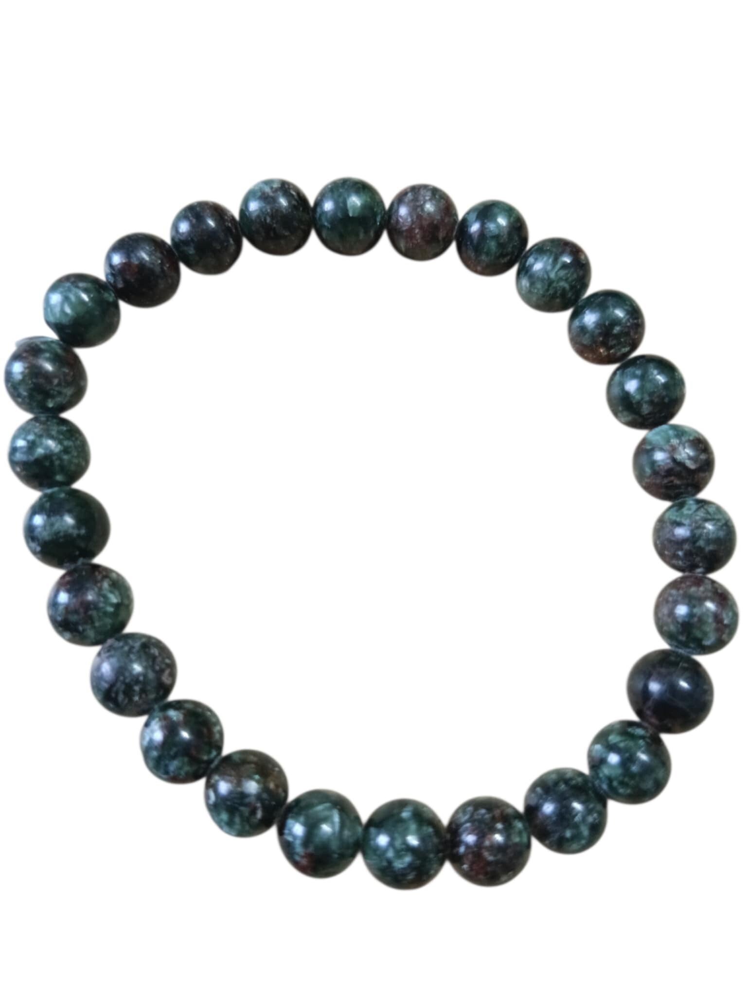Bracelet Séraphinite 7mm Grade B