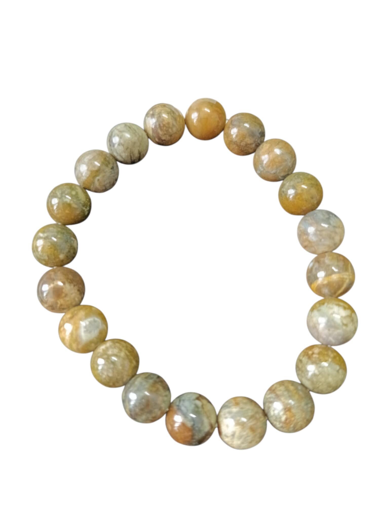 Bracelet Opale Brune - Marron 9.5mm