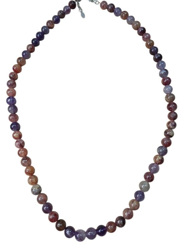 Collier Quartz Super Seven 8mm