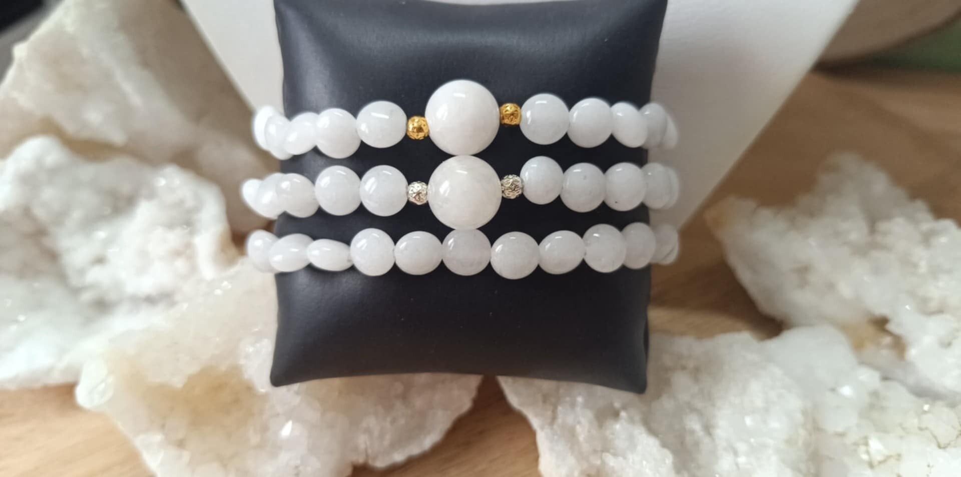 Bracelet Jade Blanc
