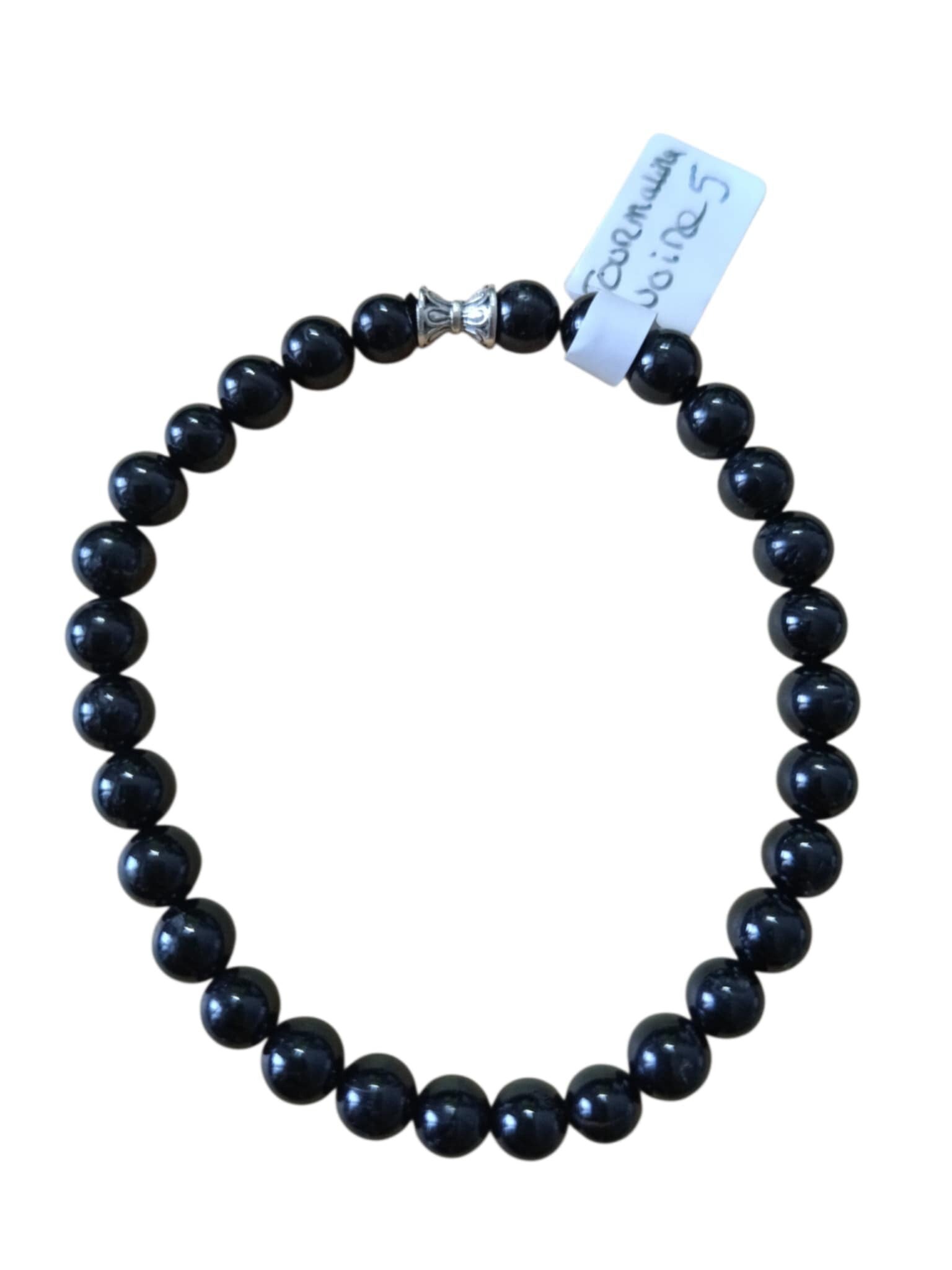 Bracelet Tourmaline Noire 6mm
