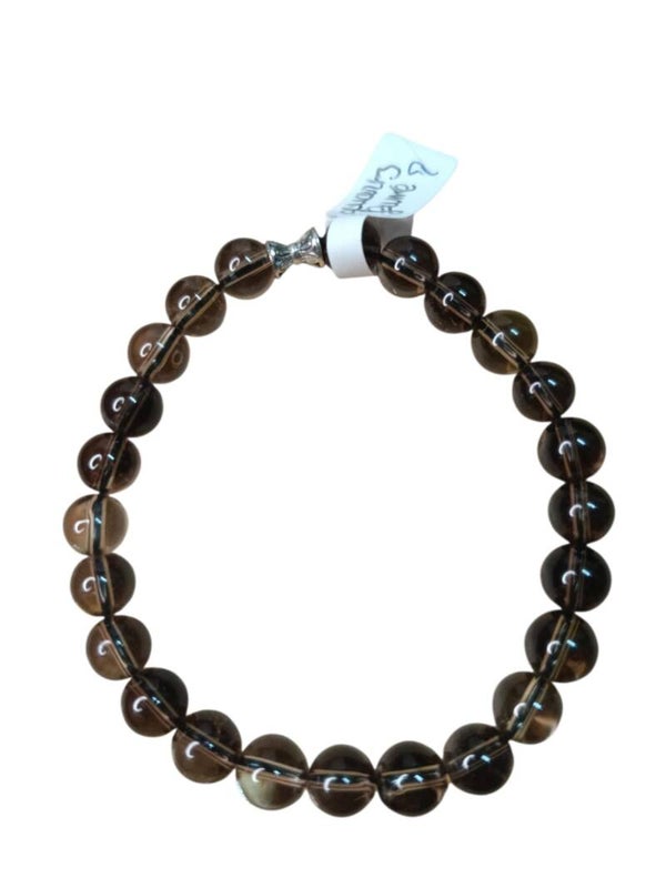 Bracelet Quartz Fumé 8mm