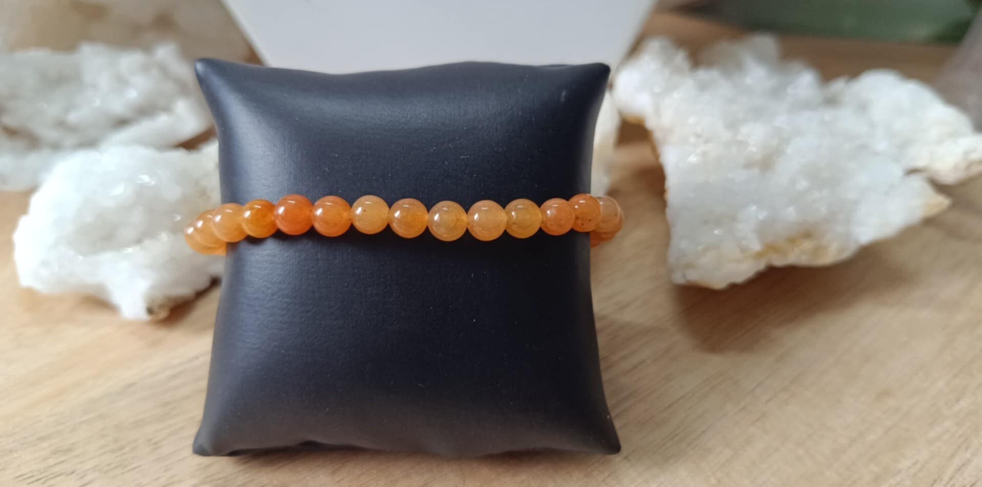 Bracelet Aventurine Orange 6mm