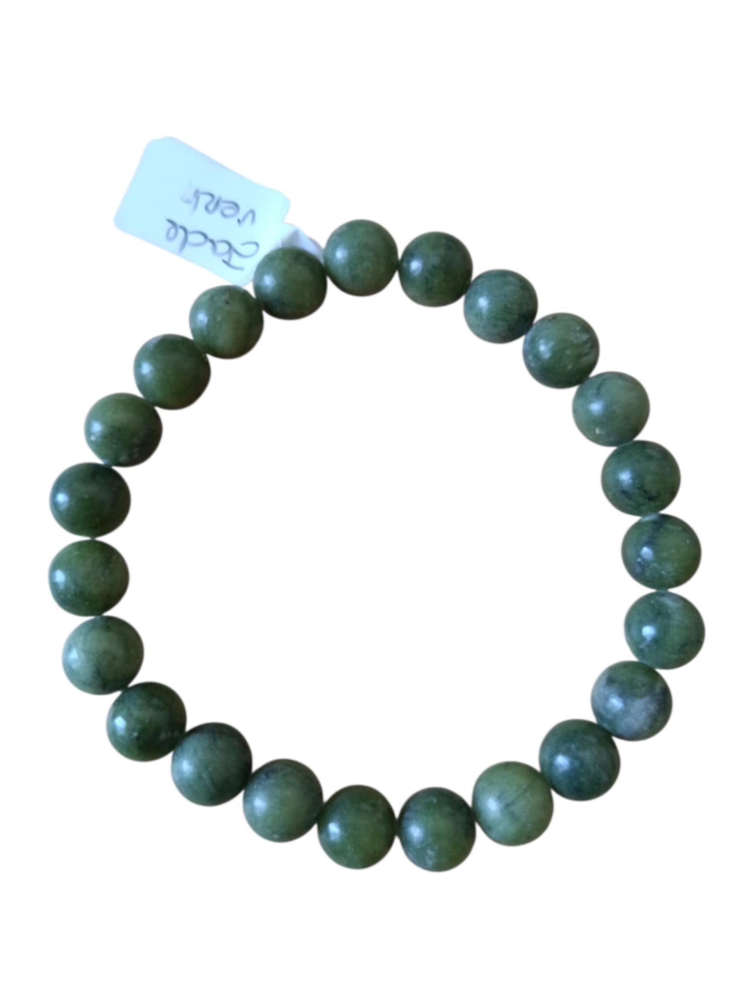 Bracelet Jaspe vert 8mm