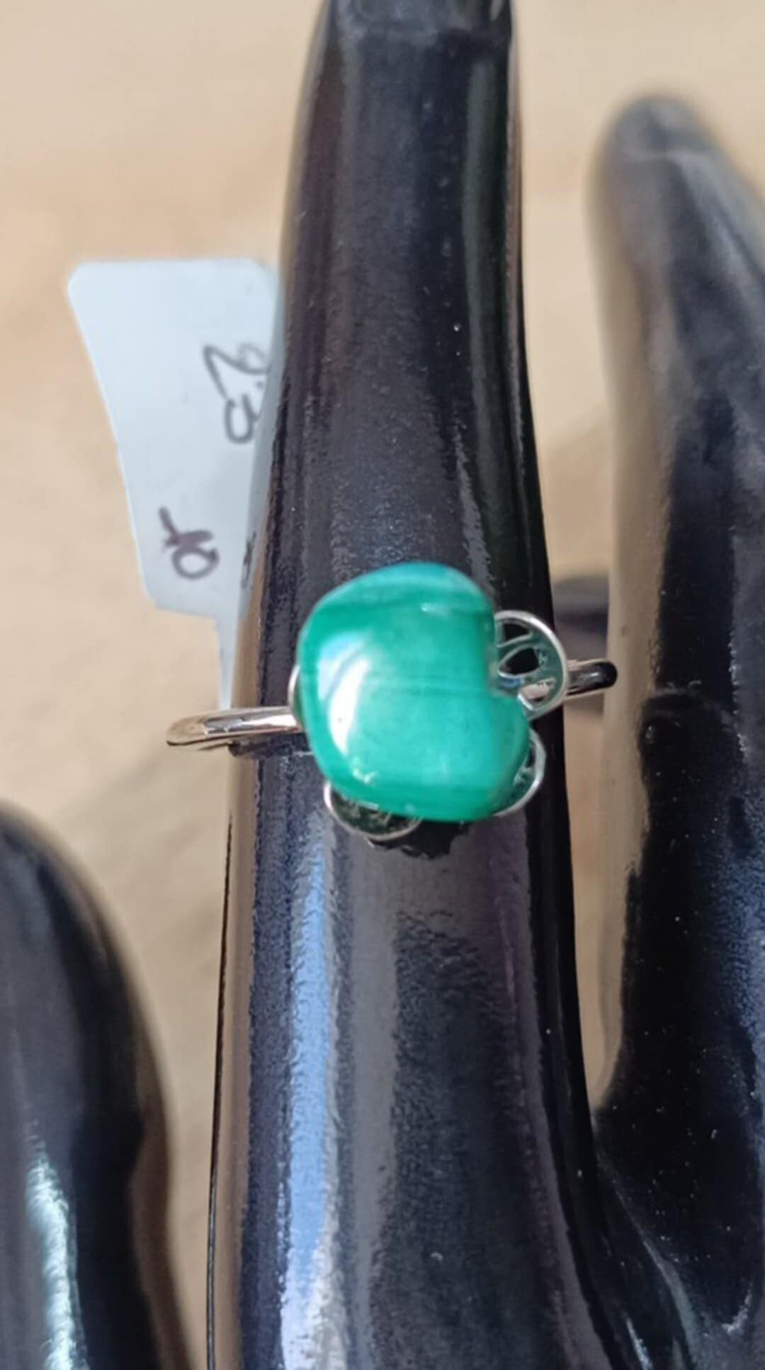 Bague Chrysocolle Malachite n°10
