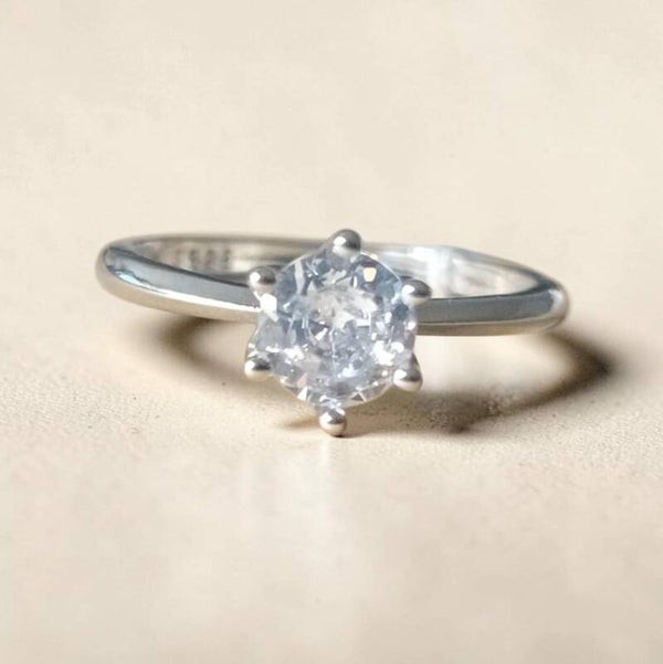 Bague Moissanite " Princesse 2 "