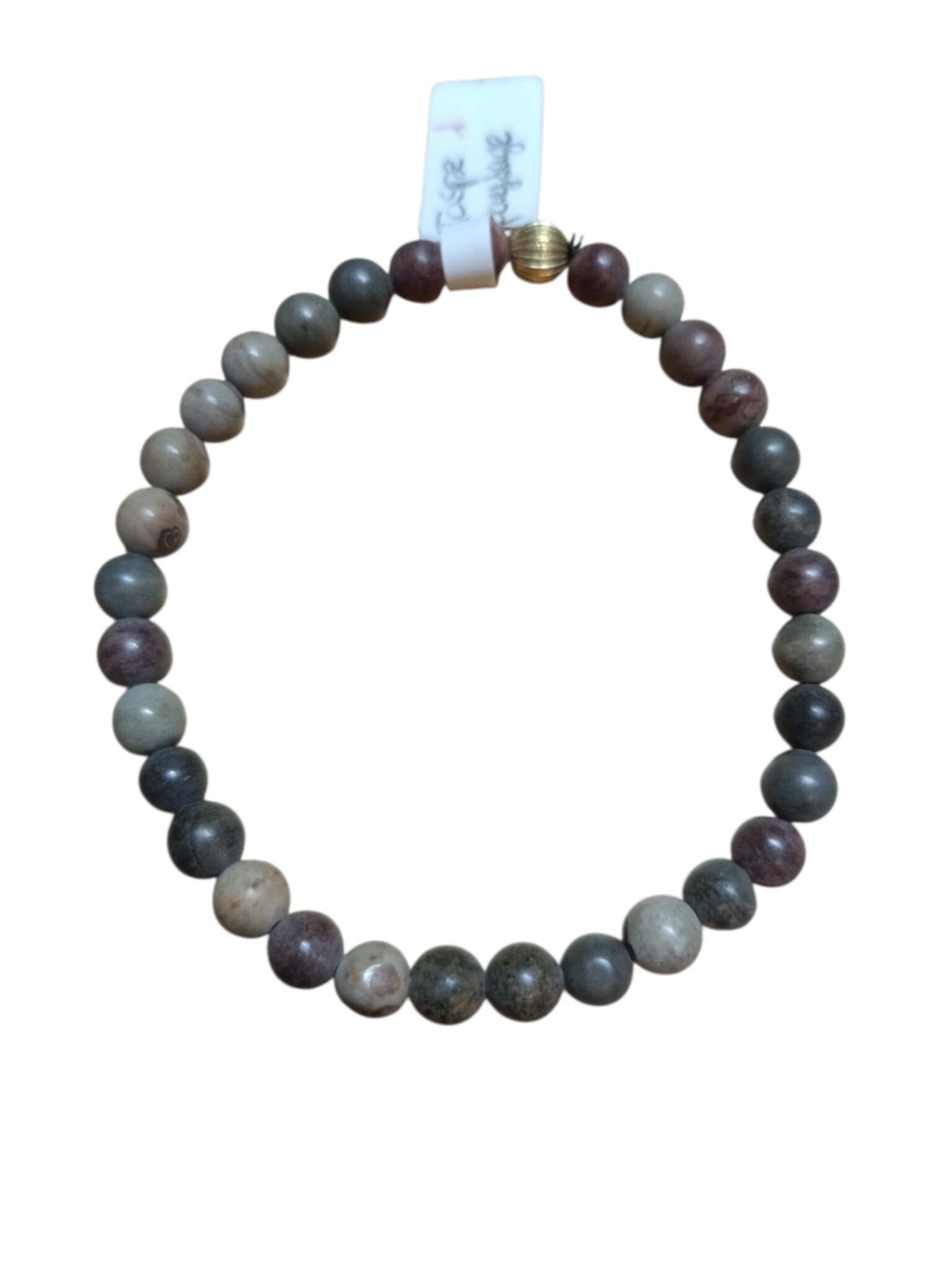 Bracelet Jaspe Paysage 6mm